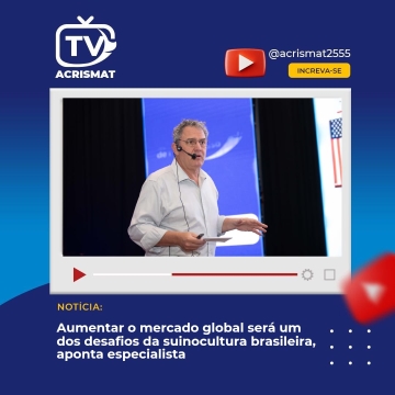 Aumentar o mercado global será um dos desafios da suinocultura brasileira, aponta especialista