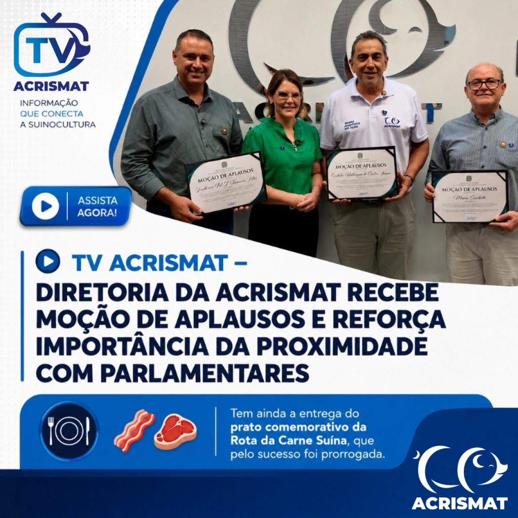 Diretoria da Acrismat recebe moção de aplausos e reforça importância de parceria com setor público